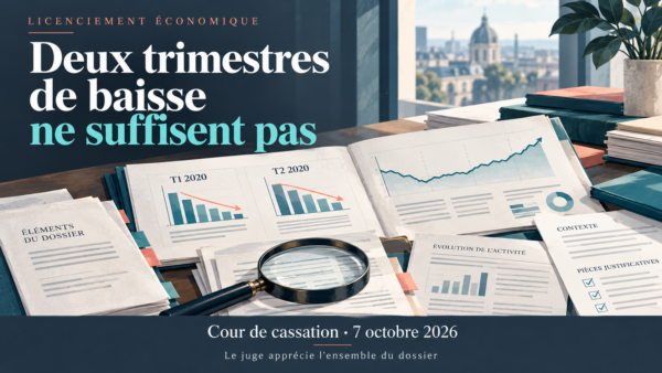 Licenciement économique : la durée de la baisse ne suffit pas