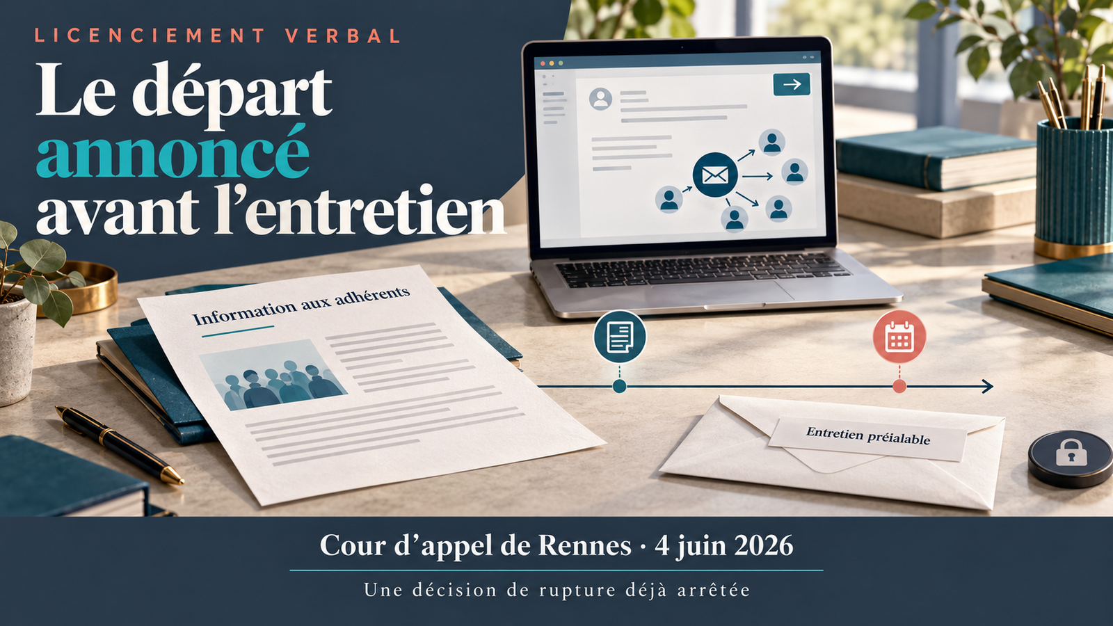 Licenciement verbal : l’annonce aux adhérents valait licenciement